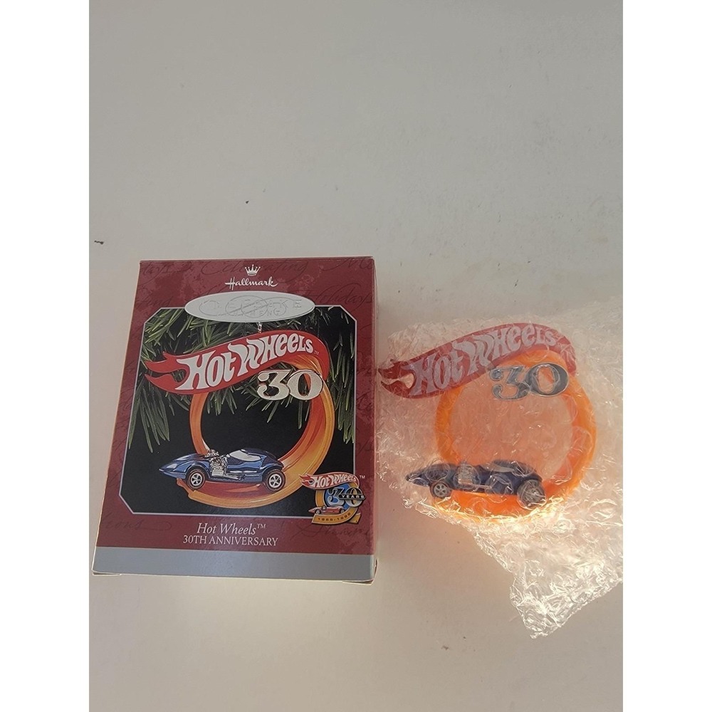 Hallmark Keepsake Ornament Hot Wheels 30th Anniversary 1998 Dated w/ Box - Picture 2 of 12